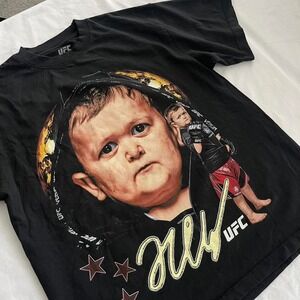 UFC Hasbulla Magomedov vs Everybody 100% Cotton Black T-Shirt Size Medium